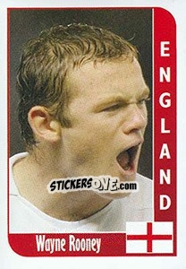 Sticker Wayne Rooney - Football Life 2008 - Luxor