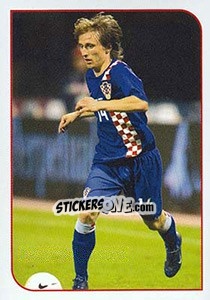 Sticker Luka Modric - Football Life 2008 - Luxor
