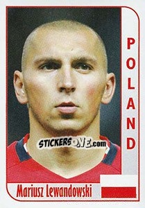 Sticker Mariusz Lewandowski - Football Life 2008 - Luxor