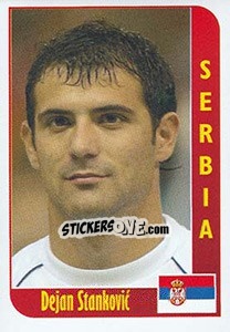 Sticker Dejan Stankovic - Football Life 2008 - Luxor