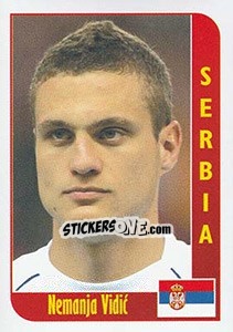 Sticker Nemanja Vidic - Football Life 2008 n. 161 - Luxor