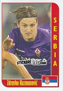 Sticker Zdravko Kuzmanovic - Football Life 2008 - Luxor