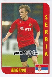 Sticker Miloš Krasic - Football Life 2008 - Luxor