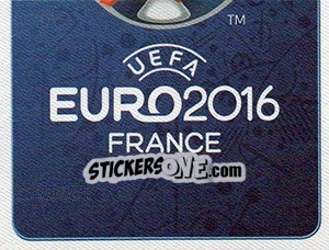 Sticker Official Logo - UEFA Euro France 2016. Star Edition (Swiss edition) - Panini