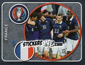 Sticker Team Photo - UEFA Euro France 2016. Star Edition (Swiss edition) n. 9 - Panini