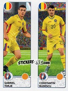 Sticker Gabriel Torje / Constantin Budescu - UEFA Euro France 2016. Star Edition (Swiss edition) - Panini