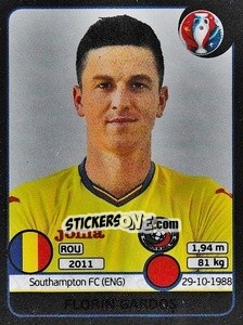 Cromo Florin Gardos - UEFA Euro France 2016. Star Edition (Swiss edition) n. 54 - Panini