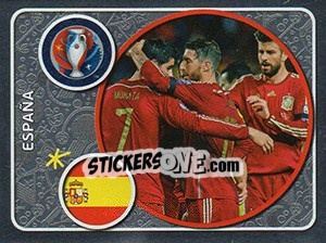 Sticker Team Photo - UEFA Euro France 2016. Star Edition (Swiss edition) n. 345 - Panini