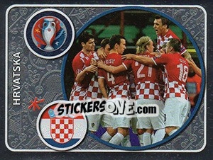 Sticker Team Photo - UEFA Euro France 2016. Star Edition (Swiss edition) - Panini