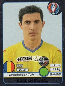 Sticker Bogdan Stancu - UEFA Euro France 2016. Star Edition (Swiss edition) n. 65 - Panini