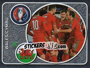 Sticker Team Photo - UEFA Euro France 2016. Star Edition (Swiss edition) - Panini