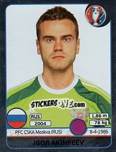 Cromo Igor Akinfeev