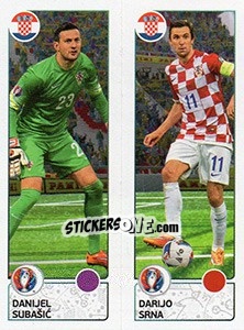 Sticker Danijel Subasic / Darijo Srna