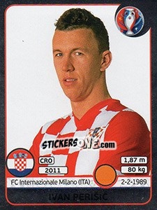 Sticker Ivan Perisic - UEFA Euro France 2016. Star Edition (Swiss edition) n. 451 - Panini