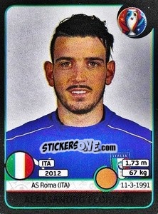 Sticker Alessandro Florenzi - UEFA Euro France 2016. Star Edition (Swiss edition) n. 503 - Panini