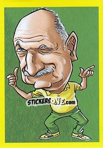 Sticker Felipe Scolari - Brazuka 2014 n. 1 - Viza MG