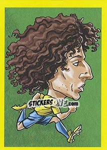 Sticker David Luiz - Brazuka 2014 - Viza MG