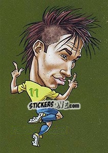 Sticker Neymar - Brazuka 2014 n. 14 - Viza MG