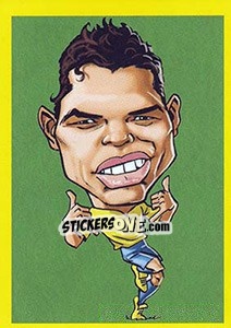 Sticker Thiago Silva - Brazuka 2014 n. 16 - Viza MG