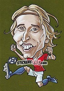 Sticker Luka Modric - Brazuka 2014 n. 17 - Viza MG
