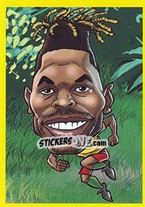 Sticker Alex Song - Brazuka 2014 - Viza MG