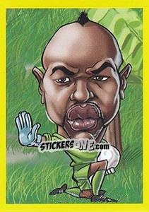 Sticker Charles Itandje - Brazuka 2014 n. 42 - Viza MG