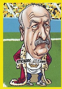 Sticker Vicente Del Bosque - Brazuka 2014 n. 43 - Viza MG