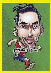 Sticker Alvaro Arbeloa - Brazuka 2014 - Viza MG