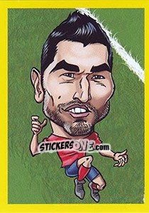Sticker Raul Albiol - Brazuka 2014 n. 45 - Viza MG