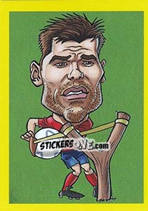 Sticker Xabi Alonso - Brazuka 2014 - Viza MG