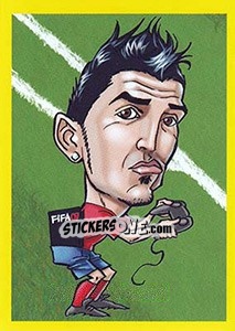 Sticker David Villa - Brazuka 2014 n. 51 - Viza MG
