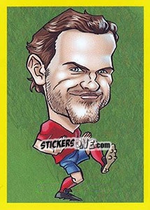 Sticker Juan Mata - Brazuka 2014 - Viza MG