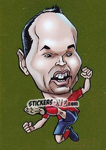 Sticker Andres Iniesta - Brazuka 2014 n. 54 - Viza MG