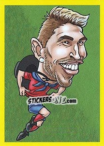 Sticker Sergio Ramos - Brazuka 2014 n. 55 - Viza MG