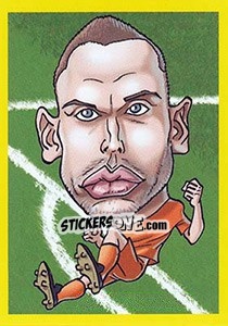 Sticker John Heitinga - Brazuka 2014 n. 60 - Viza MG