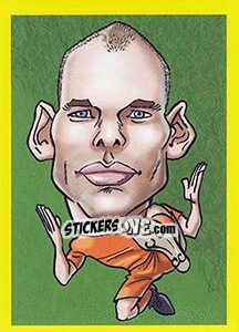 Sticker Wesley Sneijder - Brazuka 2014 n. 61 - Viza MG