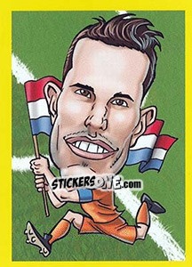 Sticker Robin van Persie - Brazuka 2014 n. 62 - Viza MG