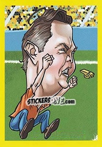 Sticker Louis van Gaal - Brazuka 2014 - Viza MG