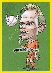 Sticker Siem De Jong - Brazuka 2014 n. 73 - Viza MG