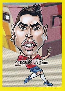 Sticker Gonzalo Jara - Brazuka 2014 n. 76 - Viza MG