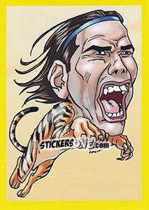 Sticker Radamel Falcao - Brazuka 2014 n. 86 - Viza MG