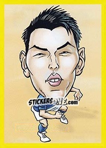 Sticker Makoto Hasabe - Brazuka 2014 n. 93 - Viza MG