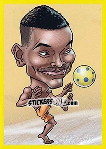 Sticker Salomon Kalou - Brazuka 2014 n. 94 - Viza MG