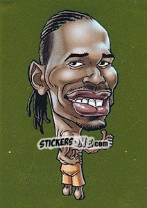 Sticker Didier Drogba - Brazuka 2014 n. 95 - Viza MG