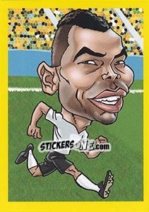 Sticker Ashley Cole - Brazuka 2014 n. 102 - Viza MG