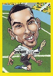 Sticker Theo Walcott - Brazuka 2014 n. 103 - Viza MG