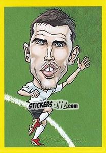 Sticker Gareth Barry - Brazuka 2014 n. 104 - Viza MG
