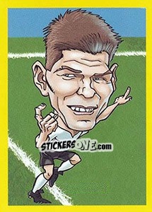 Sticker Steven Gerrard - Brazuka 2014 n. 108 - Viza MG