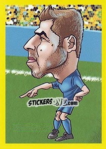 Sticker Andrea Barzagli - Brazuka 2014 n. 124 - Viza MG