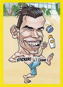 Sticker Gareth Bale - Brazuka 2014 - Viza MG